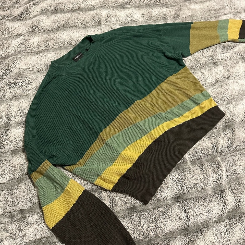 PrAna desert road sweater soft pine, size large